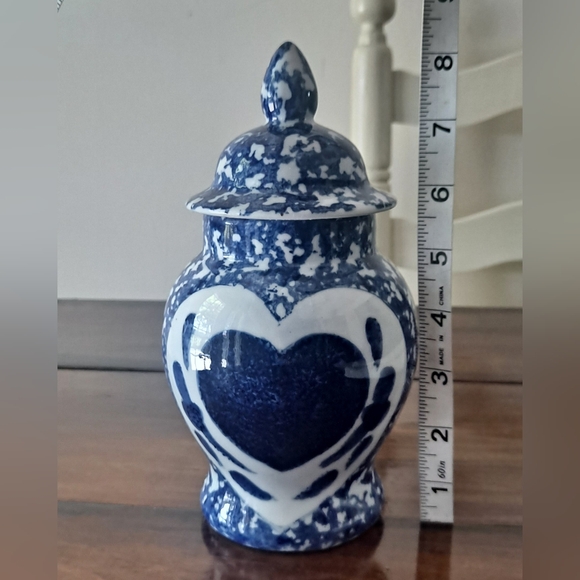 🧿Blue and White Heart Jar🧿 - Picture 12 of 12